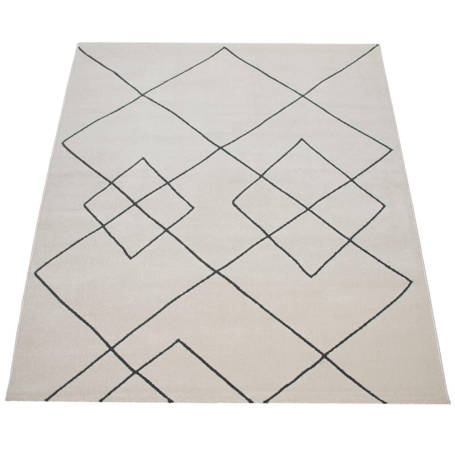 KURZFLORTEPPICH 120/170 cm Haral 785 - Weiß, Kunststoff (120/170cm) - Paco Home