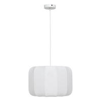 DECKENLAMPE Tobie Ø 35 cm - Weiß, Naturmaterialien (37/37/112cm) - Atmosphera Createur d´interieur