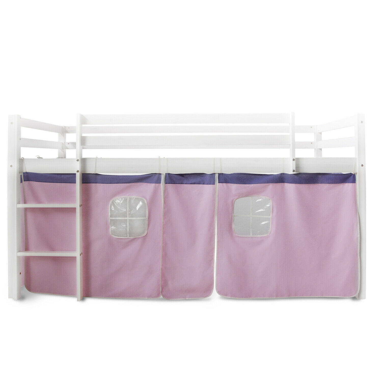 VORHANG für Hochbett Rosa - Rosa, Textil (197/86/1cm) - Homestyle4u