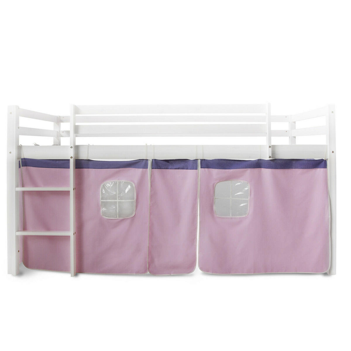 VORHANG für Hochbett Rosa - Rosa, Textil (197/86/1cm) - Homestyle4u