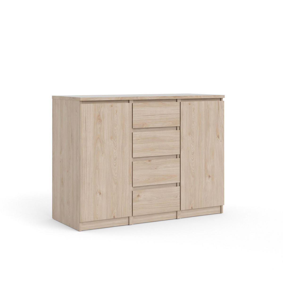 SIDEBOARD Braun - Braun, Holzwerkstoff (121/91/50cm) - ebuy24