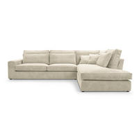 ECKSOFA Comforto MINI CORD 280 x 224 cm Ausrichtung rechts - Creme, Textil (280/224cm) - AN-Moebel 4u