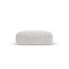 POUF Molino aus Chenille-Stoff hellgrau - Hellgrau, Textil (100/36/100cm) - Micadoni