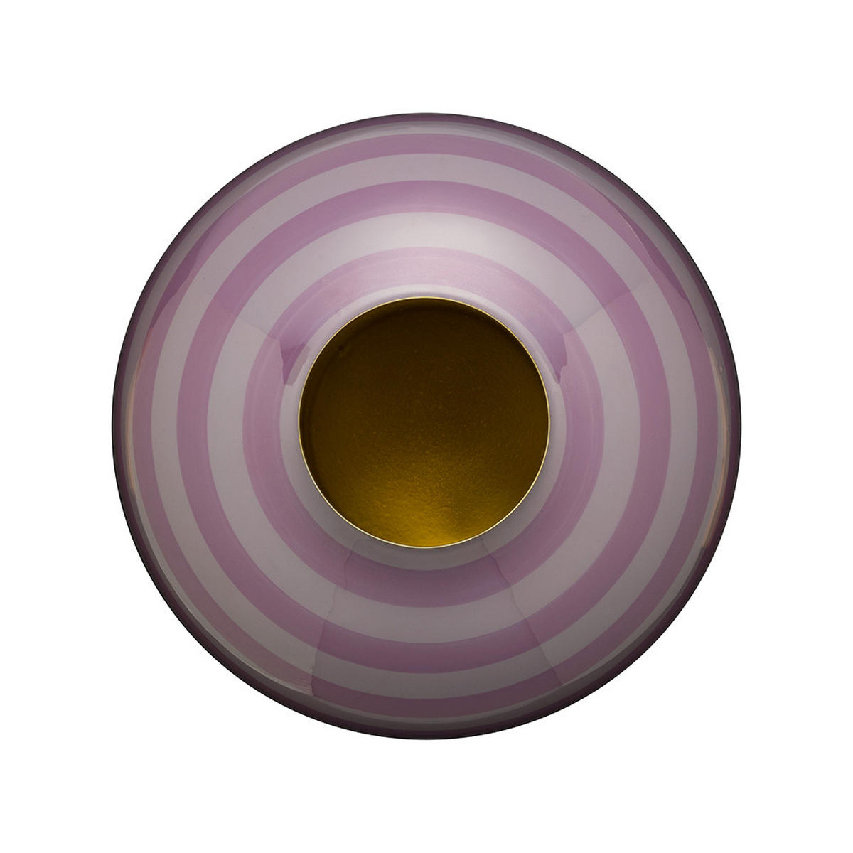 VASE Metal streifen lilac 32 cm - Lila, Metall (31cm) - Pip Studio