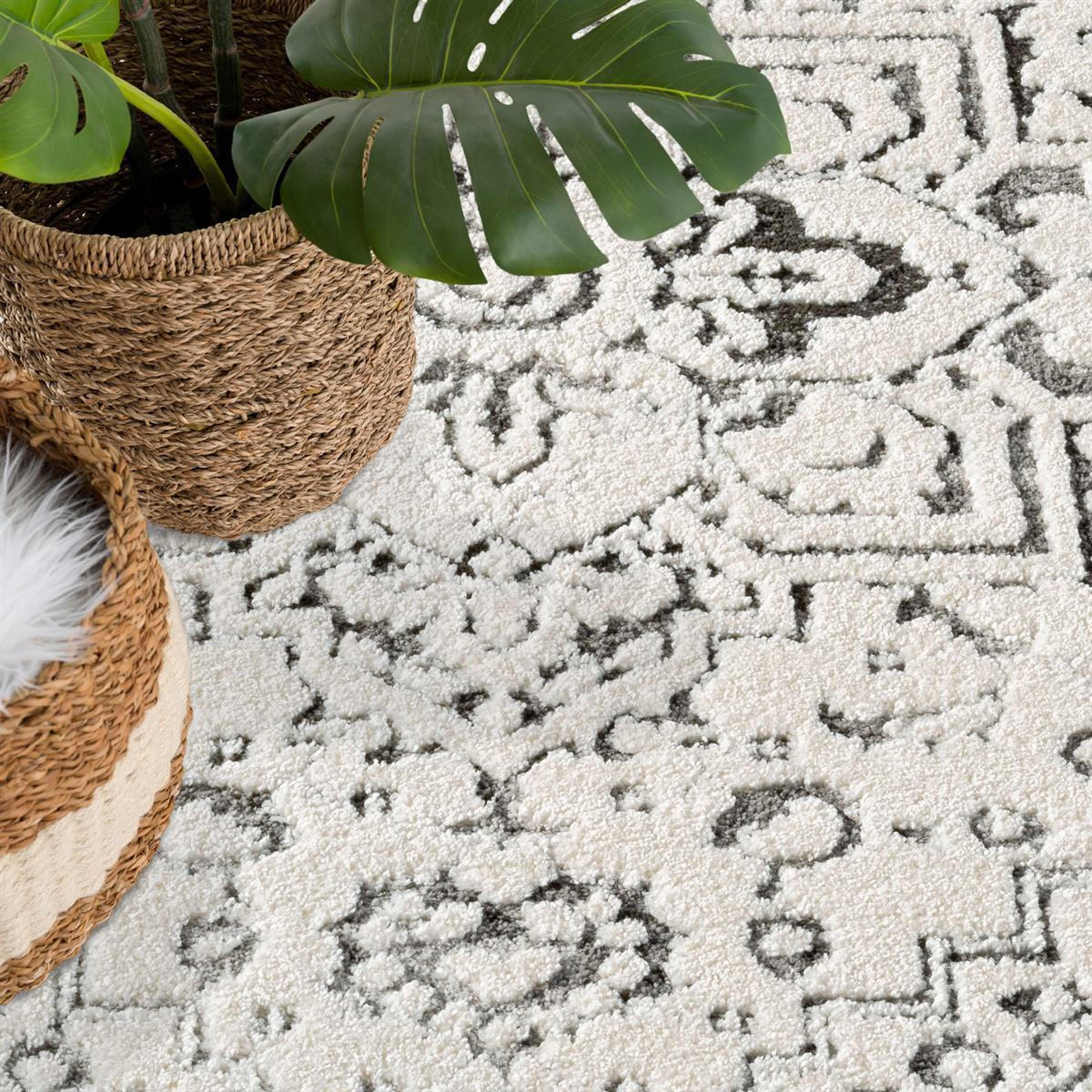 KURZFLOR-TEPPICH Lounge 0638 Grau 120x170 cm - Grau, Textil (120/170cm) - carpet city