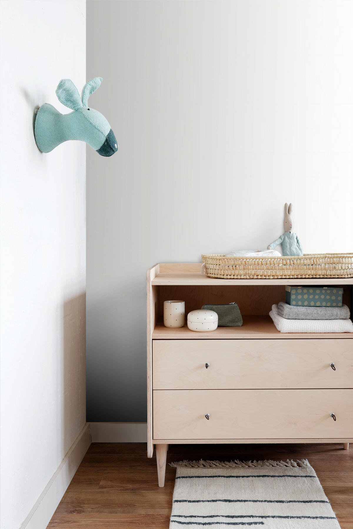 TAPETE grafische Dreiecke 53 cm x 10.05 m - Weiß, Papier (53/1000cm) - Origin Wallcoverings
