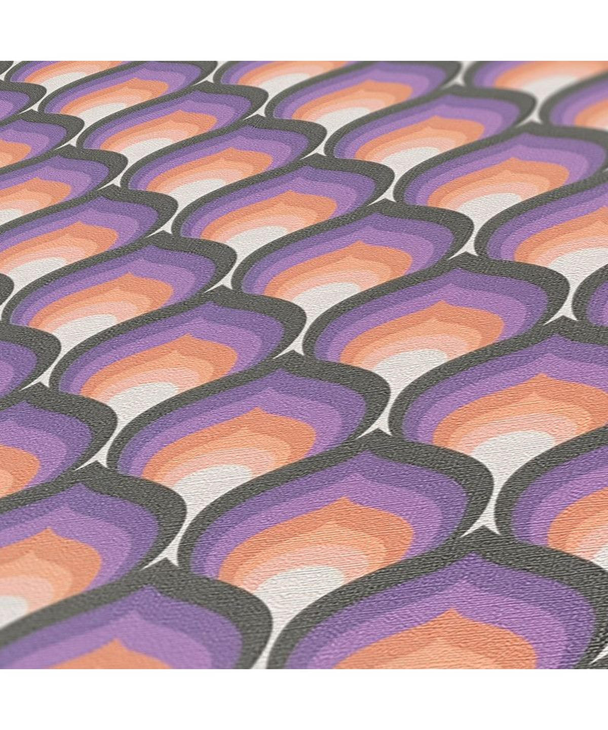 VLIESTAPETE Lila 53/850 cm - Lila, Textil (53/1cm) - KUNSTLOFT
