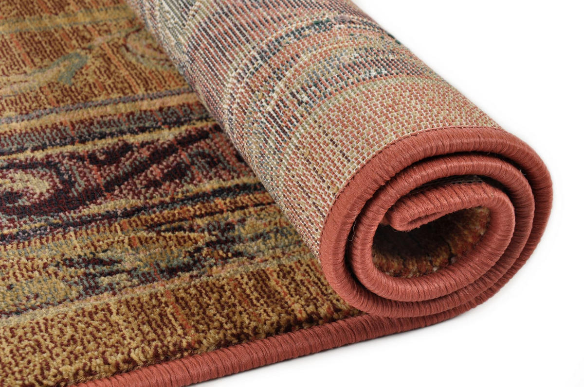 WEBTEPPICH Gabiro 856 140x200 cm - Rostfarben, Textil (140/200cm) - THEKO