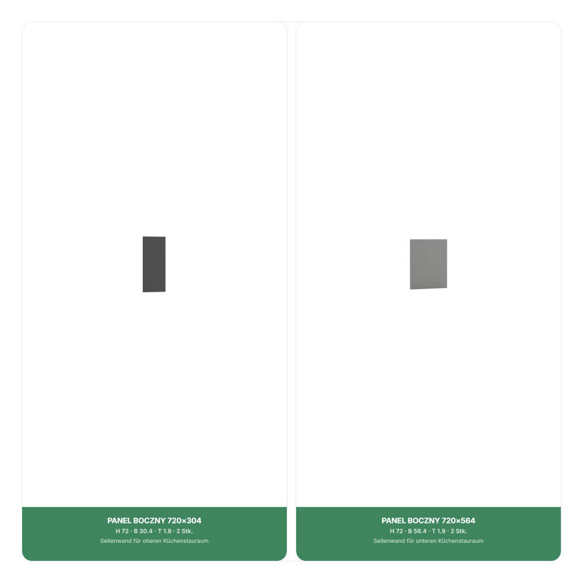 ECKKÜCHE 190 x 180 cm - MAX & KATE KS10-G370 - in Grau/Anthrazit - Anthrazit/Goldfarben, Holz/Holzwerkstoff (190/213.3/180cm) - Royal24_Markt