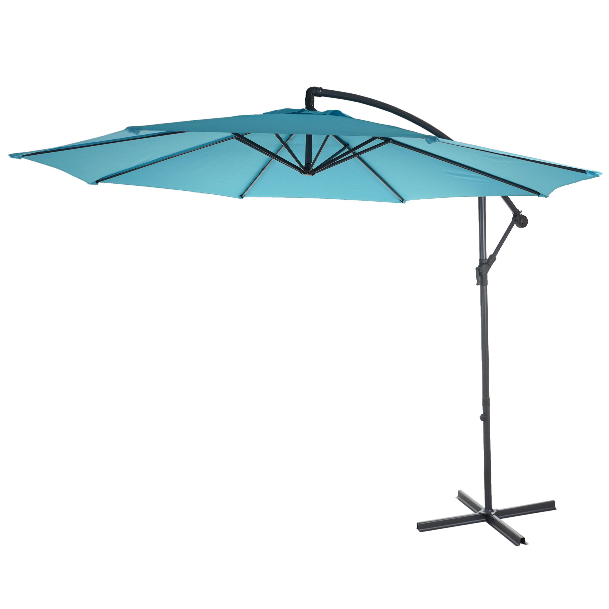 AMPELSCHIRM NEIGBAR Türkis - Türkis, Textil (360/295cm) - MCW