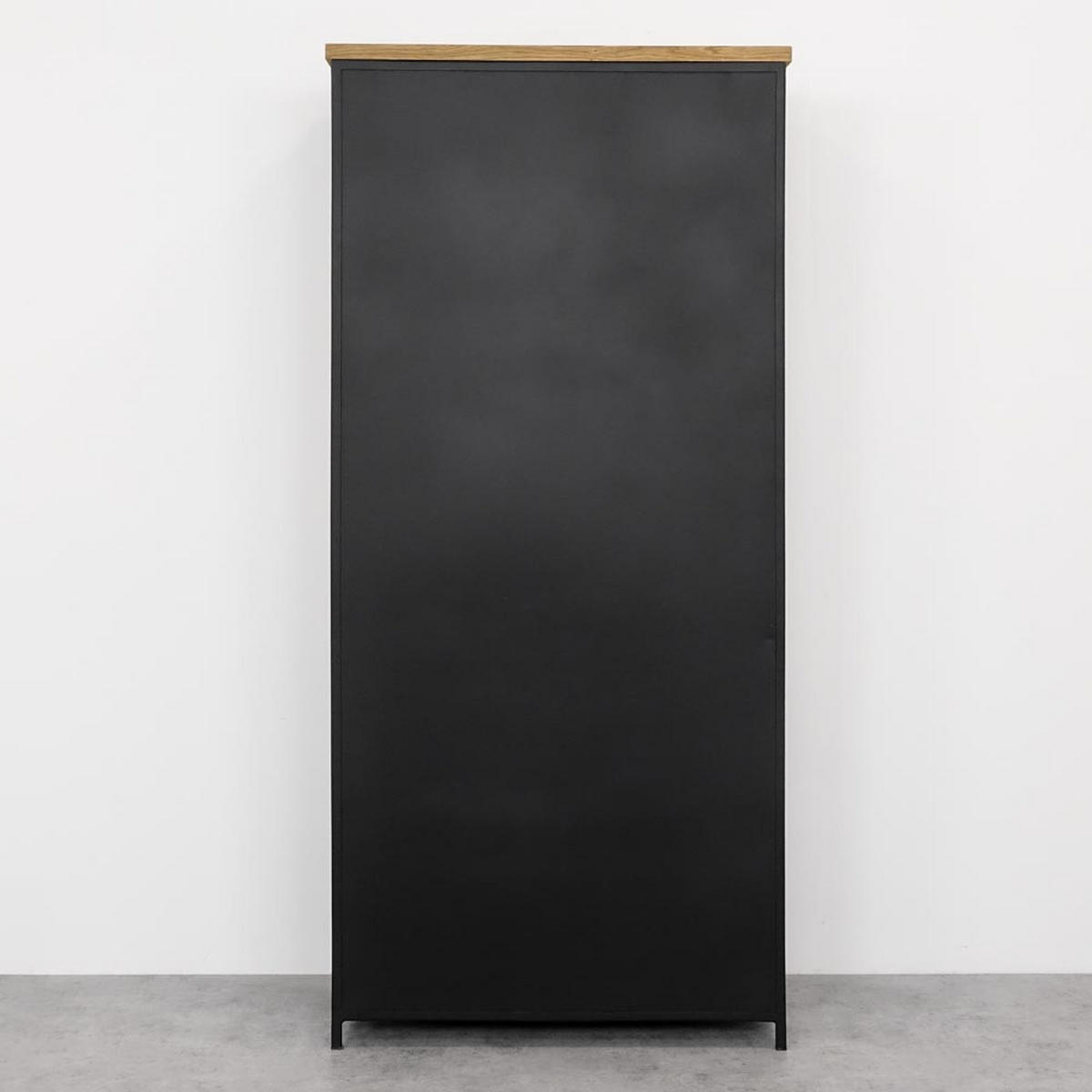 BÜCHERREGAL aus Massivholz STRONG - Honigeiche/Schwarz, Holz (90/195/40cm) - Seart
