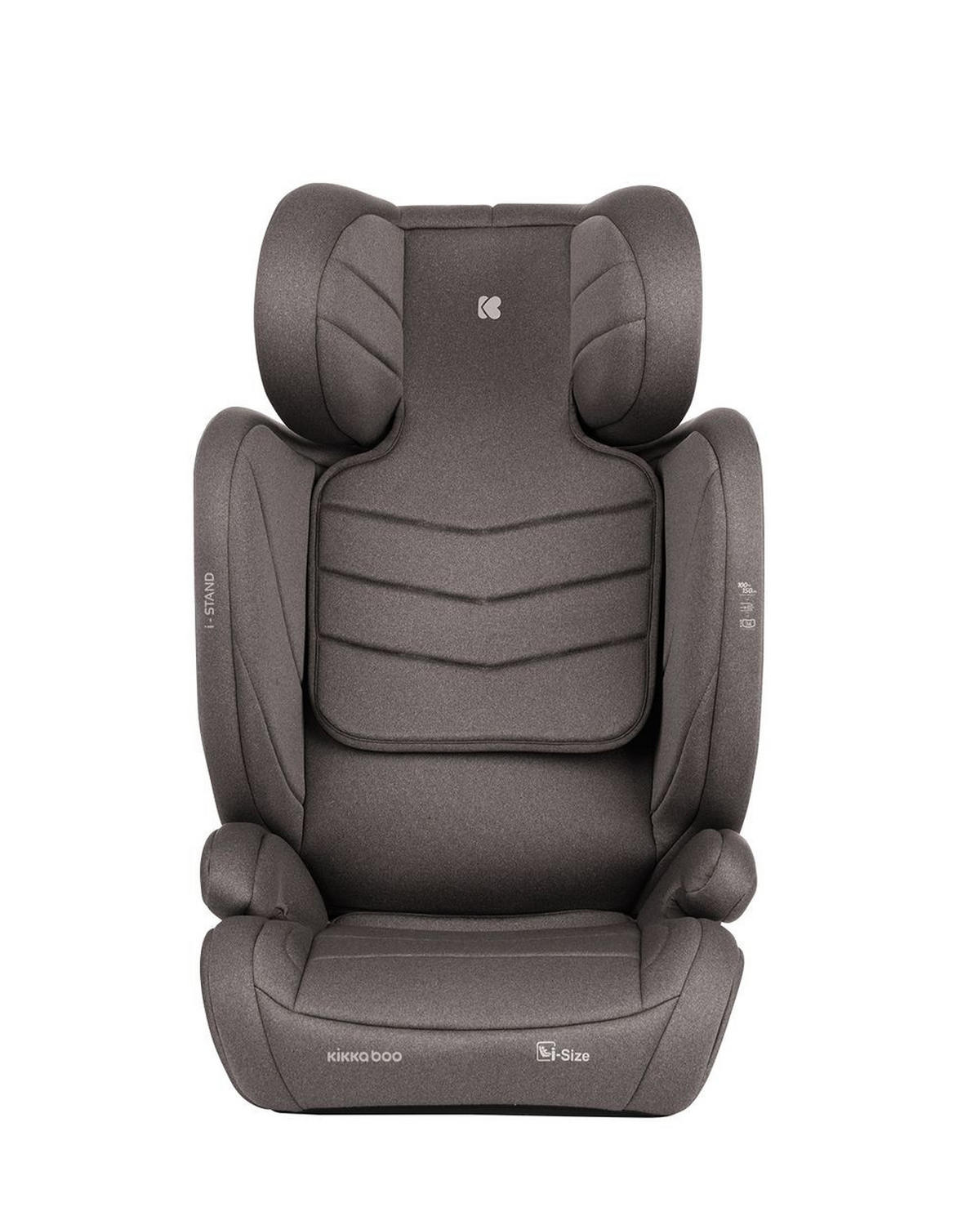 KINDERSITZ i-Stand i-Size Braun (100 - 150 cm) Gruppe 2/3 verstellbar Isofix - Braun, Kunststoff (44/59/45cm) - Kikka boo