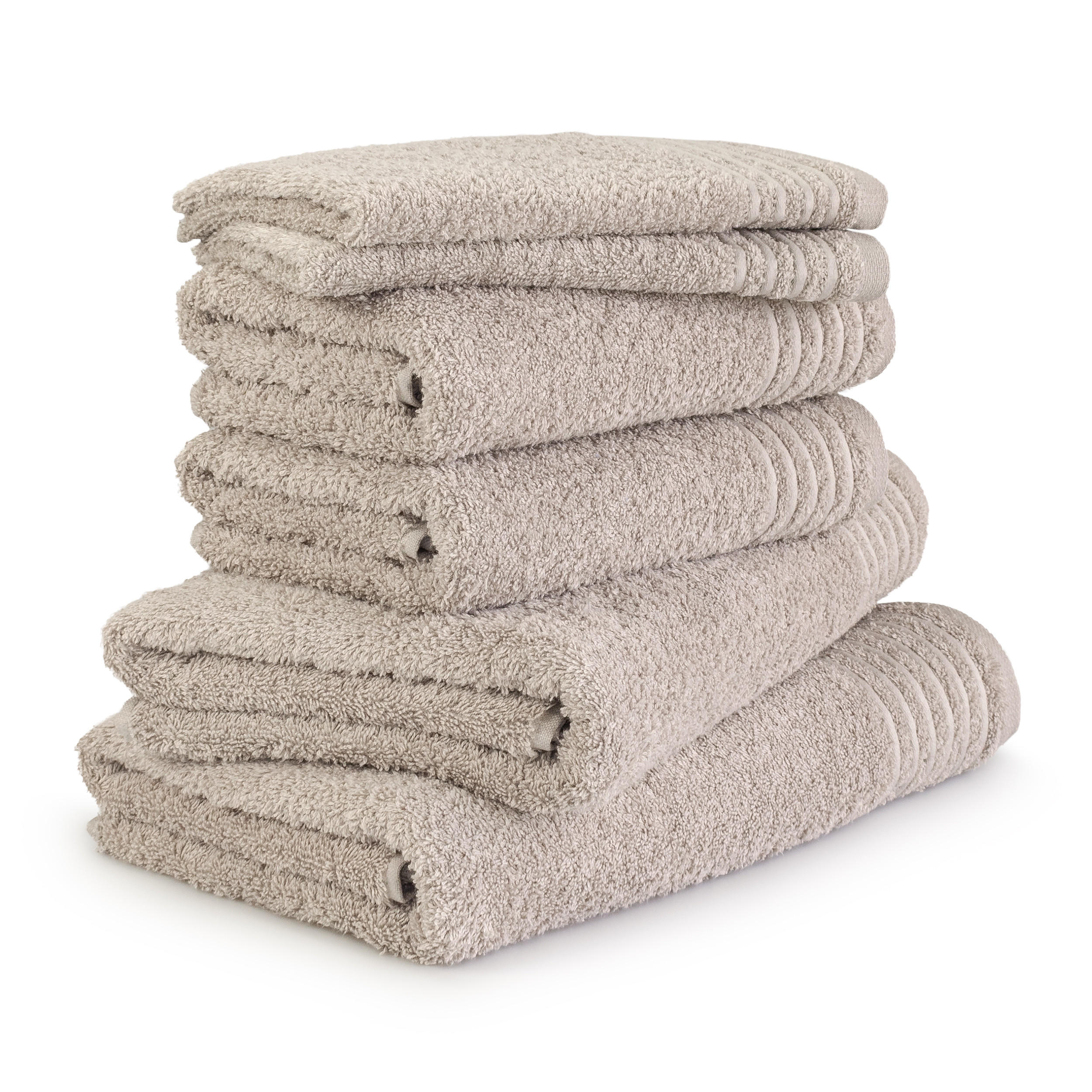 HANDTUCHSET NEW CLASSIC 6-TLG - Kaschmir, Textil (50/100cm) - MÖVE
