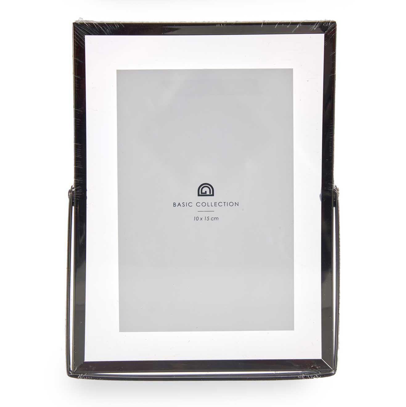 FOTORAHMEN Metall 10/15 cm - Schwarz, Metall (15.5/1/20.7cm) - Giftdecor