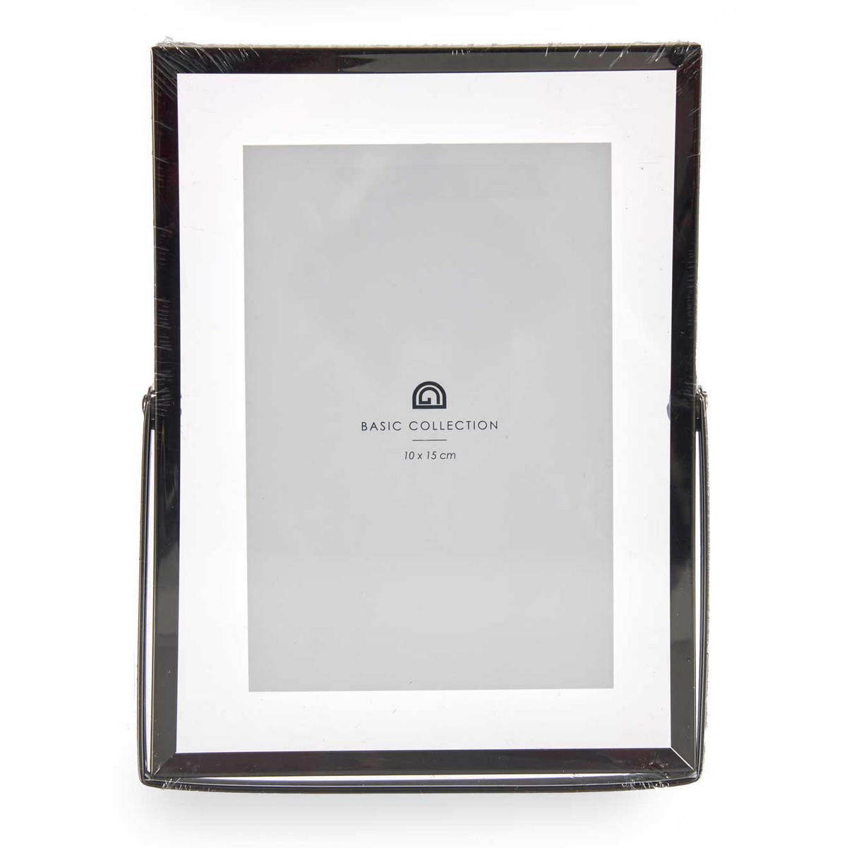 FOTORAHMEN Metall 10/15 cm - Schwarz, Metall (15.5/1/20.7cm) - Giftdecor