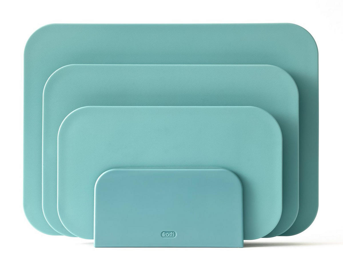 SCHNEIDEBRETTER-SET Choptima nordic green - Türkis, Kunststoff (35/26cm) - Rosti
