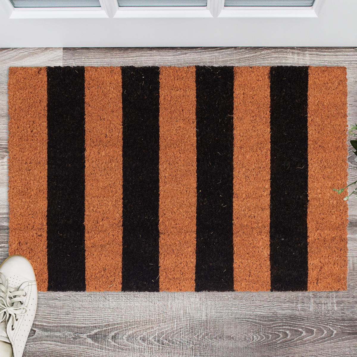 FUSSMATTE - Multicolor, Kunststoff/Textil (60/40cm) - Relaxdays