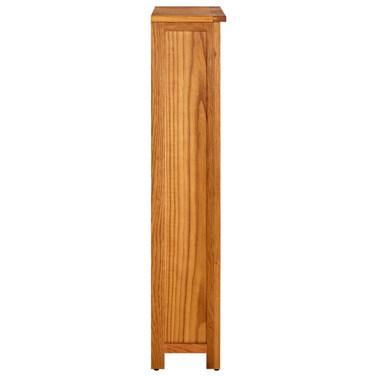 BÜCHERREGAL mit 4 Fächern 70/22/110 cm aus Massivholz Eiche - Honigeiche, Holz (70/110/22cm) - vidaXL