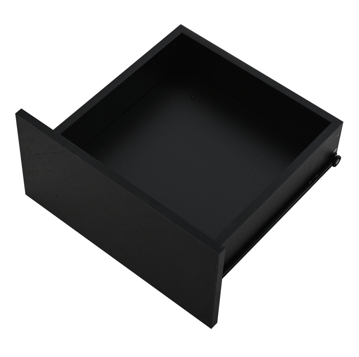 COUCHTISCH aus Spanplatte 100x45x43 cm in Schwarz mit LED & Höhenverstellung - Schwarz, Holzwerkstoff (100/45/43cm) - Modfu