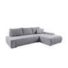 ECKSOFA mit Bettkasten Tragel L, Grau - Hellgrau, Textil (185/265cm) - Meblito