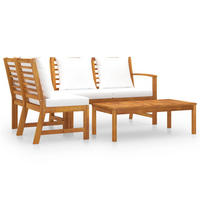 GARTENSET Reichmany 4-teilig - Creme, Holzwerkstoff - Nettlife