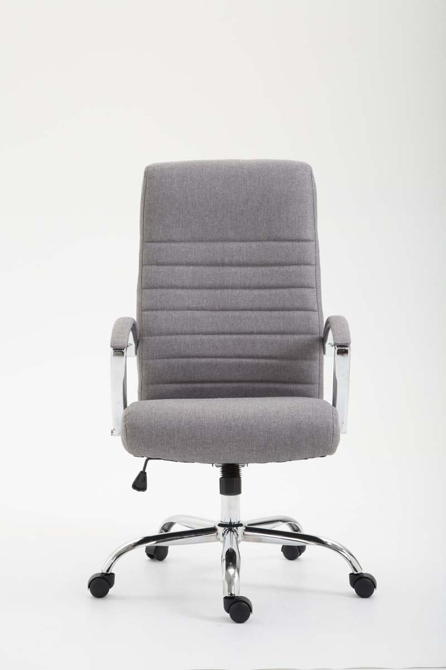 BÜROSTUHL Vallon, Stoff Grau - Grau, Textil/Metall (60/118/68cm) - TPFLiving