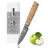 OFFICEMESSER 8 cm - Birkefarben, Holz/Metall (19cm) - Zayiko