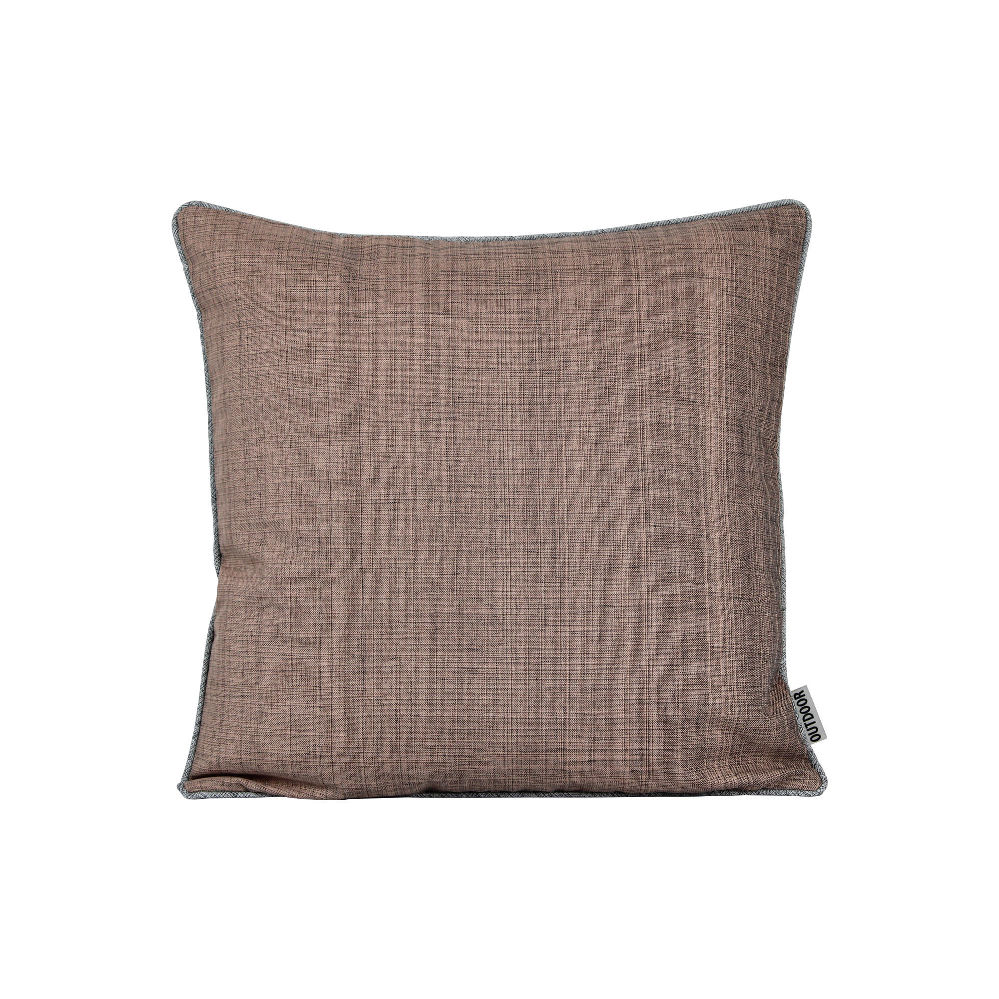 KISSENBEZUG Outdoor meliert 40x40 cm Lachs Rosa - Rosa, Textil (40/40cm) - TiborTex