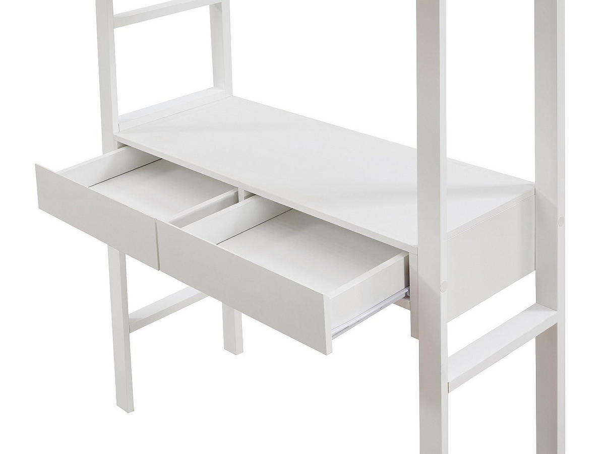 HOCHBETT - 1 Person - holz - weiß Kalizi - Weiß, Holz (90/190cm) - Vente-Unique