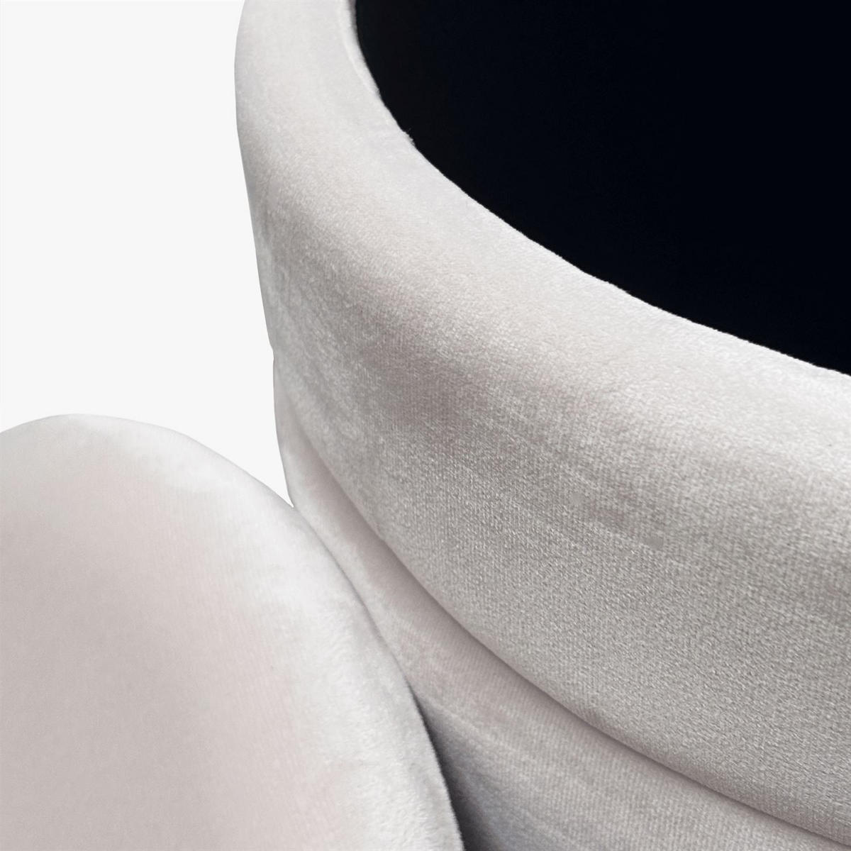 POUF-SET MIRELLE gepolstert beige - Beige, Textil (40/45/40cm) - Lookway