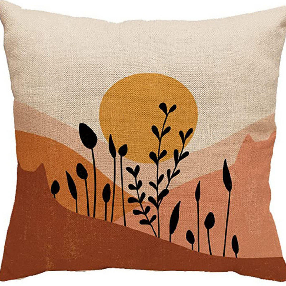 KISSENBEZÜGE – ohne Füllung – Beige – 45 x 45 cm – 4er-Set - Weiß, Textil (45/45cm)