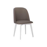 STUHL Monti 3, Holzfarbe: Weiß - Weiß/Bronzefarben, Holz (48/83/55cm) - MIRJAN24