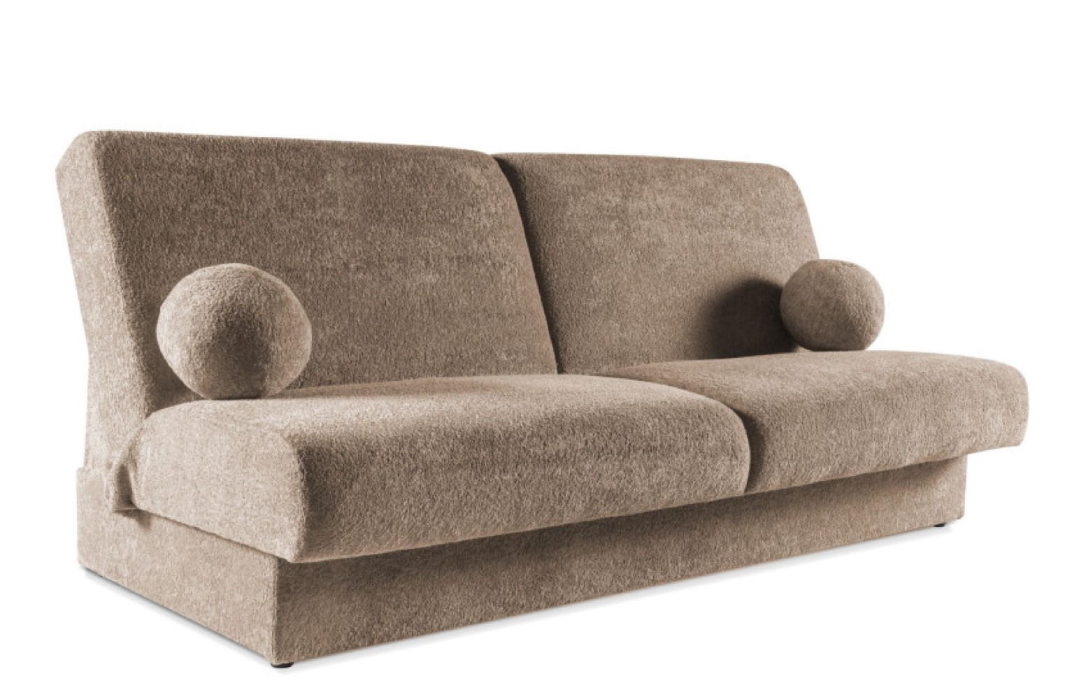 SOFA Beige Bergo Mit Schlaffunktion - Beige, Holzwerkstoff (199/91/91cm) - Sepro Meble