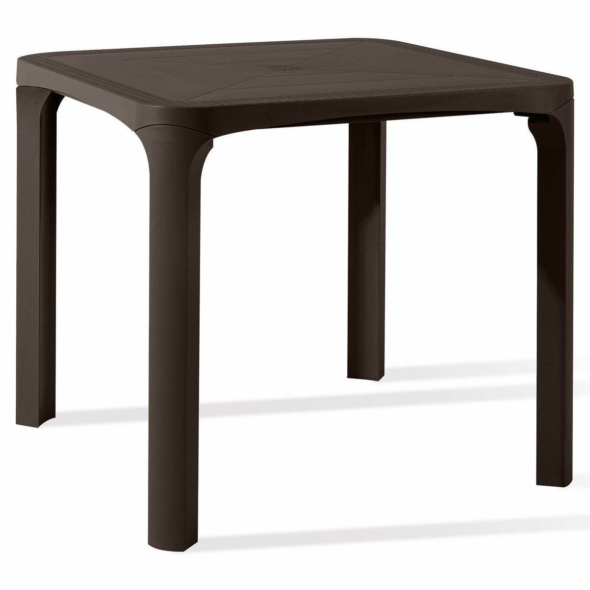 GARTENTISCH LEOPSI, Braun - Braun, Kunststoff (80/80/72cm) - KONSIMO®