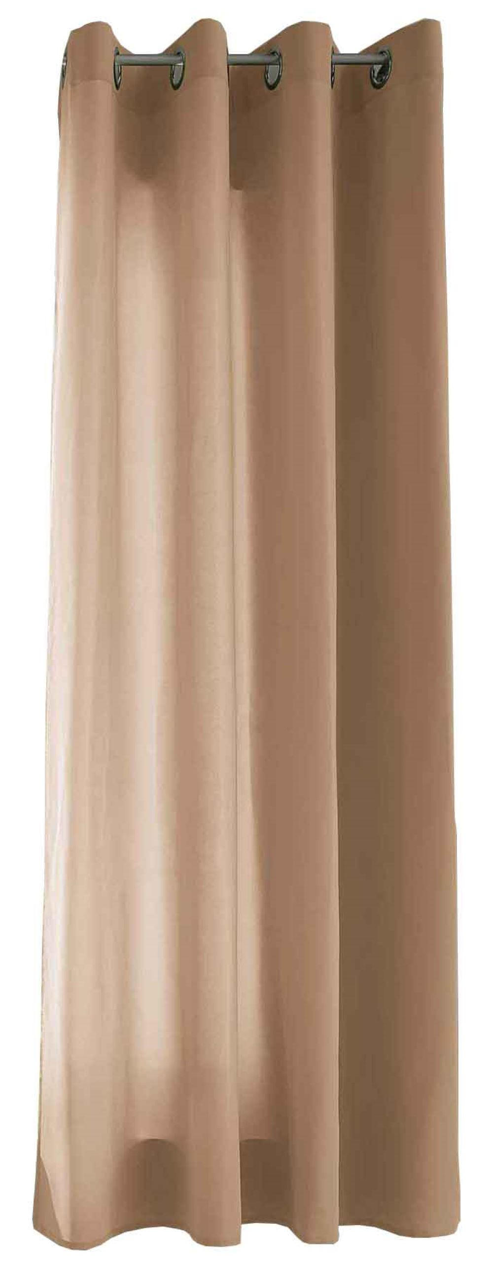VORHANG BERLIN HxB 245x140cm Sand - Sandfarben, Textil (140/245cm) - Gardinenbox