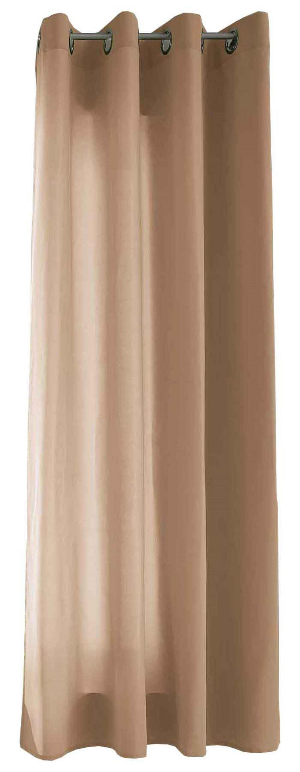 VORHANG BERLIN HxB 225x140cm Sand - Sandfarben, Textil (140/225cm) - Gardinenbox