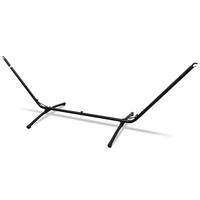 HÄNGEMATTENGESTELL bis 120kg, 310/100cm, schwarz - Schwarz, Metall (310/100/95cm) - Amanka