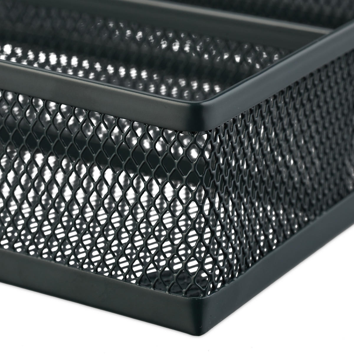 BESTECKKASTEN - Anthrazit, Metall (23.5/5/32cm) - Relaxdays