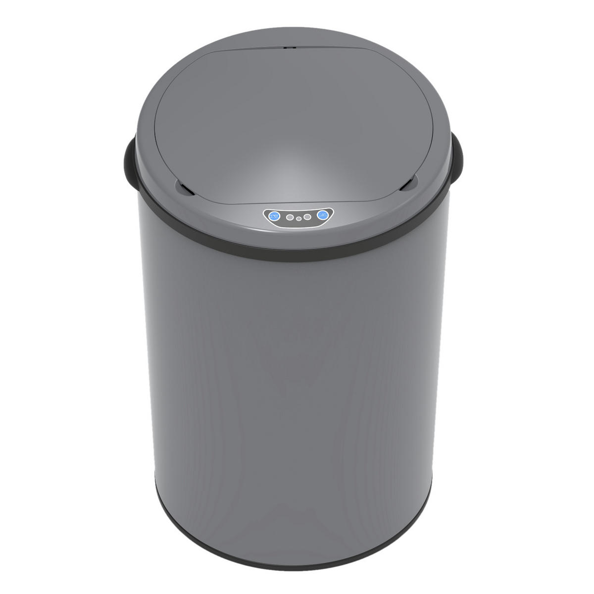SENSORMÜLLEIMER 30L - Grau, Metall (32/51/32cm) - SVITA