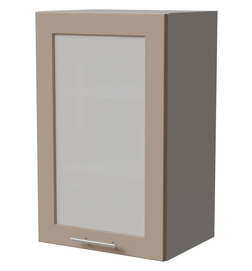 KÜCHENHÄNGESCHRANK Brerra W2S/45 Grau / RAL 1019 graubeige Matt 45 / 32,5 / 72cm - Graubraun/Grau, Holz/Holzwerkstoff (45/72/32.5cm) - Feldmann-Wohnen