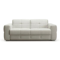 SCHLAFSOFA 3-sitzer mit express-Öffnung in stoff cameron 207/102/84 cm - Beige, Holz (207/84/102cm) - Calicosy