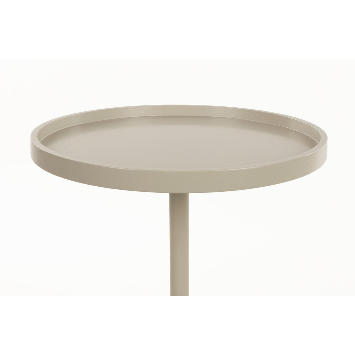 BEISTELLTISCH Jason Rund 46 cm Beige - Beige, Metall (46/46/56cm) - Zuiver