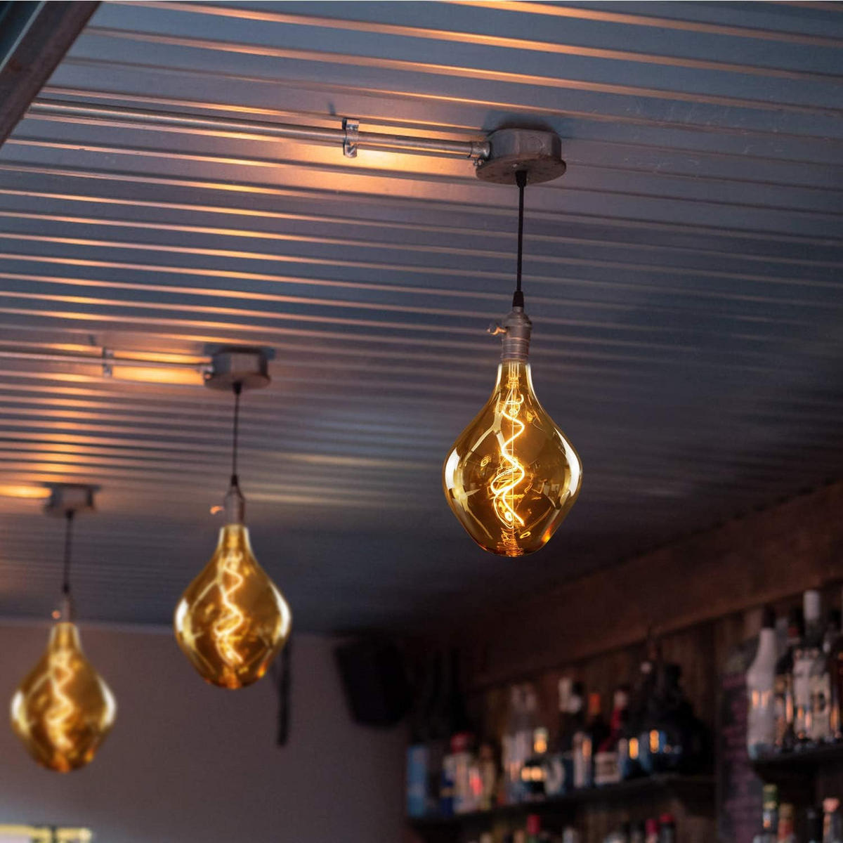 LEUCHTMITTEL Glowmorisyn 16.5/16.5/27 cm - Braun, Glas (16.5/27cm) - ZMH