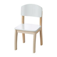 KINDERSTUHL - Naturfarben/Weiß, Holzwerkstoff (32.5/61/32.5cm) - Roba