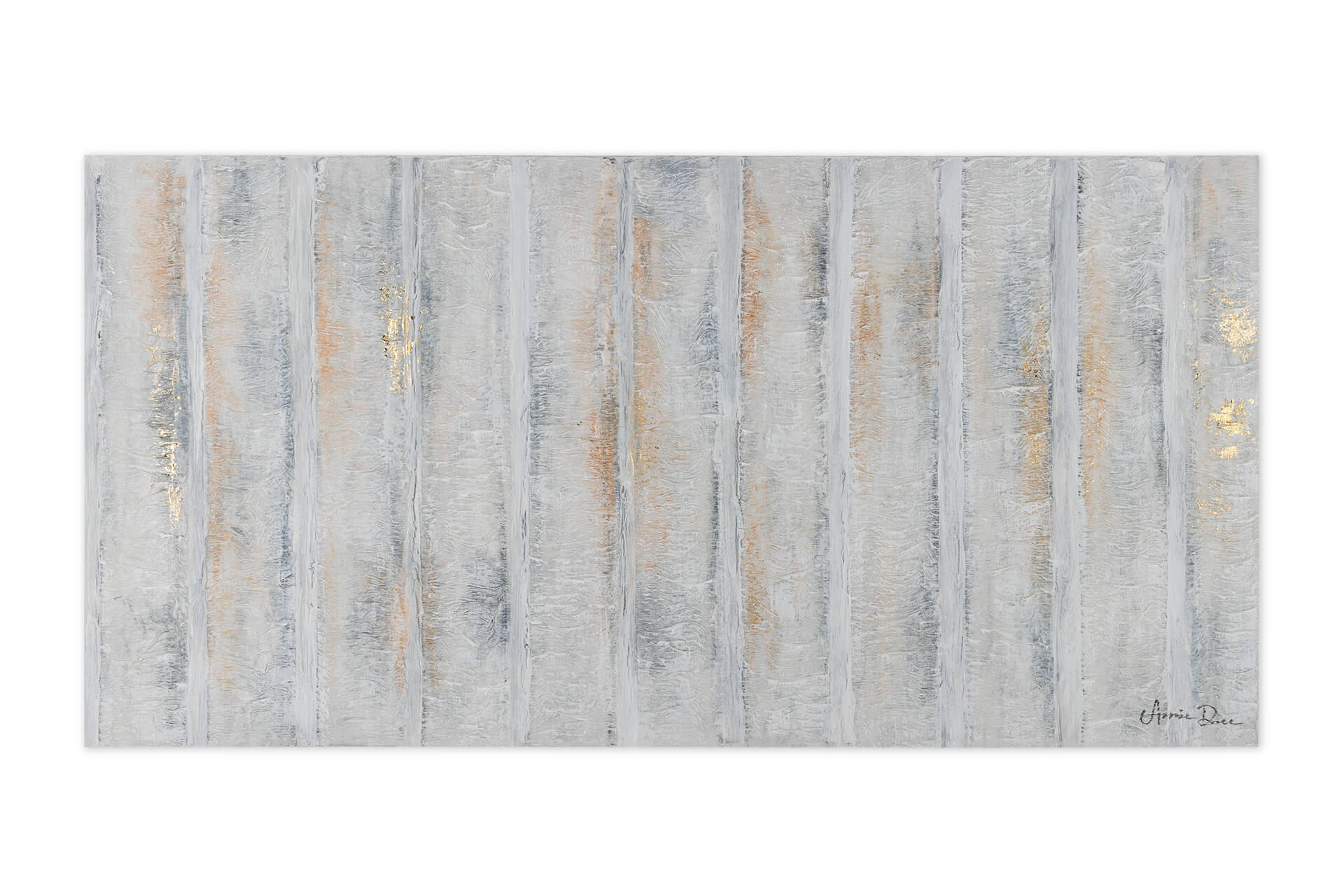 ACRYLBILD HANDGEMALT 120/60 cm - Grau, Holz/Textil (2/60cm) - KUNSTLOFT