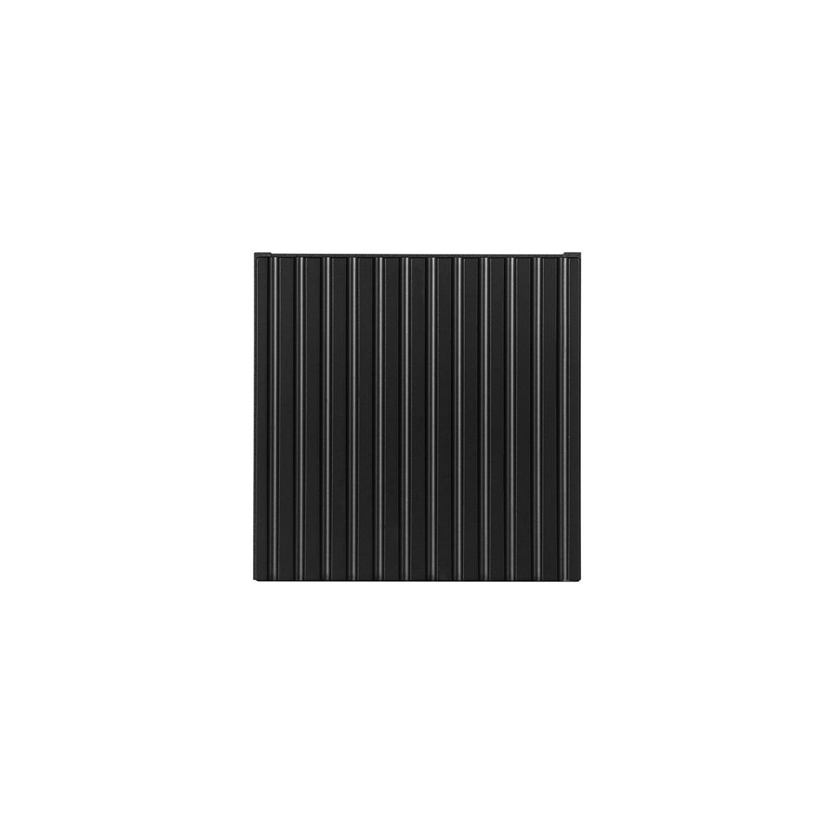 SCHRANK 1 Tür Riva Schwarz - Schwarz, Holzwerkstoff (30/30/19cm) - Petits-meubles