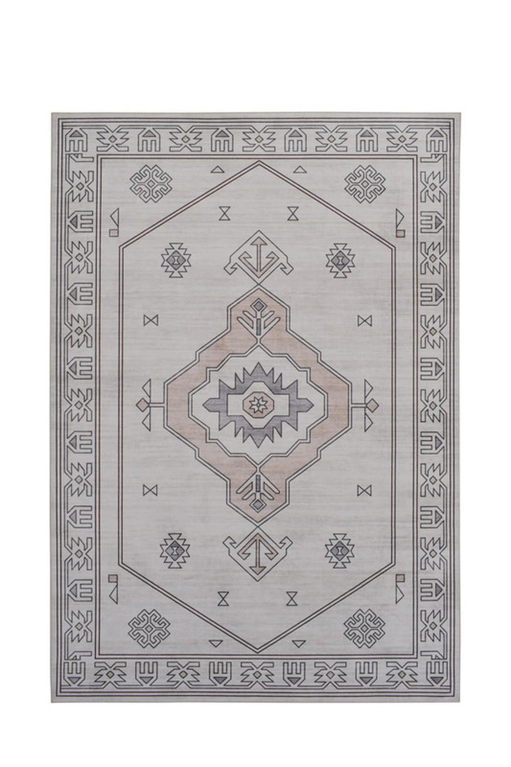 DESIGNTEPPICH Willow Creme 60x100 cm - Creme, Textil (60/100cm) - Vercai Rugs
