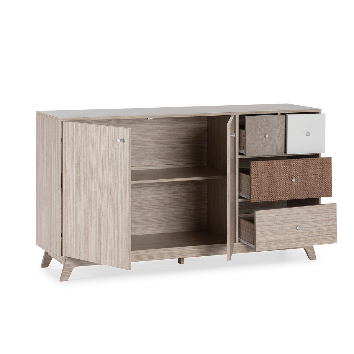 SIDEBOARD Maia - Multicolor, Holzwerkstoff (150/85/40cm) - VS Venta-stock