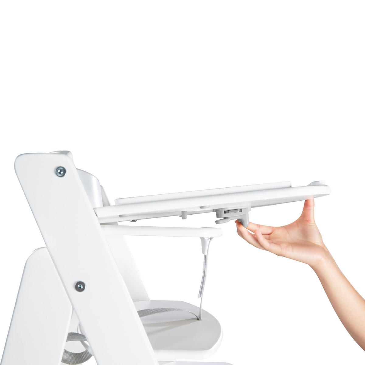 HOCHSTUHL-ESSBRETT Sit Up Flex Weiß - Weiß, Holzwerkstoff (43/2/41cm) - Roba