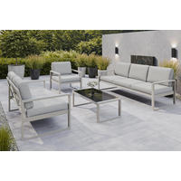 GARTENMÖBEL-SET 4-TLG. - Naturfarben, Holz - Design Möbel
